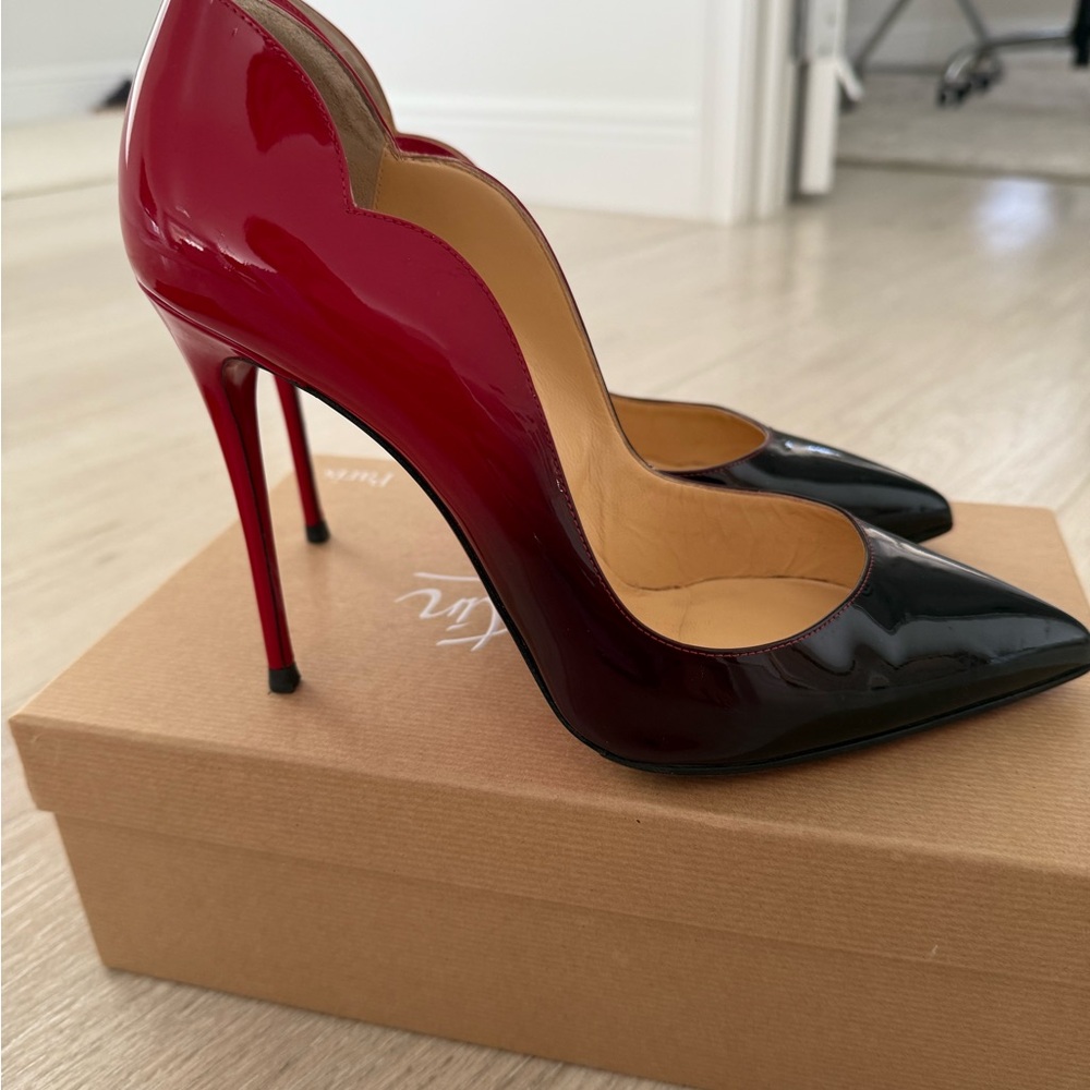 Red and Black Stiletto Heels